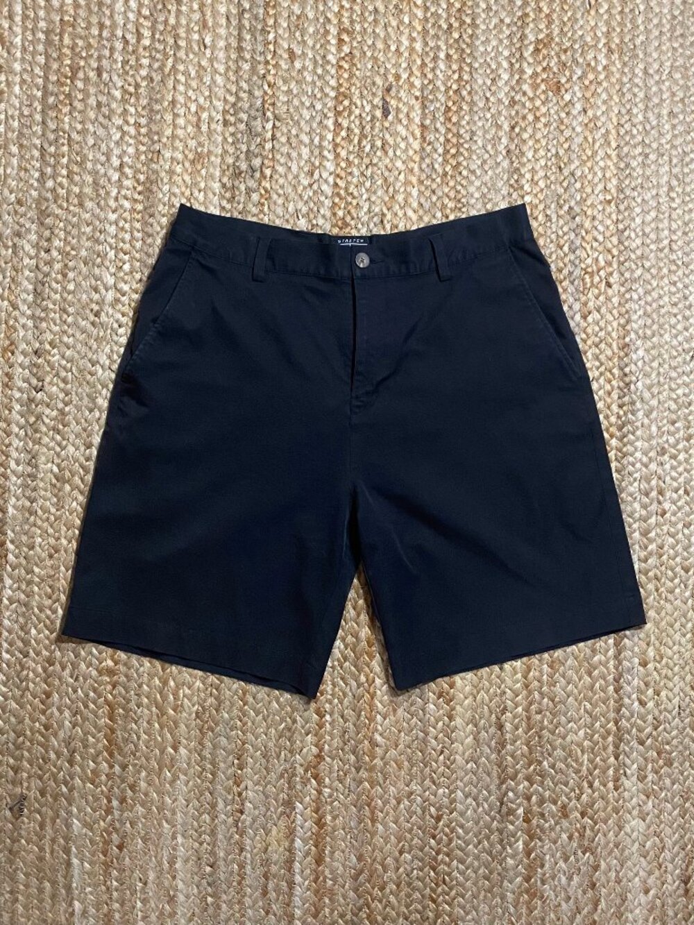 Adidas Golf Stretch Shorts Men's Size 34 Black Performance Flat Front